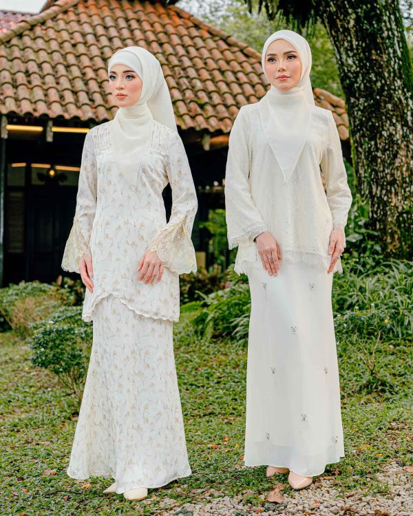 BH18 Kurung Sofea (Cream) - Image 3