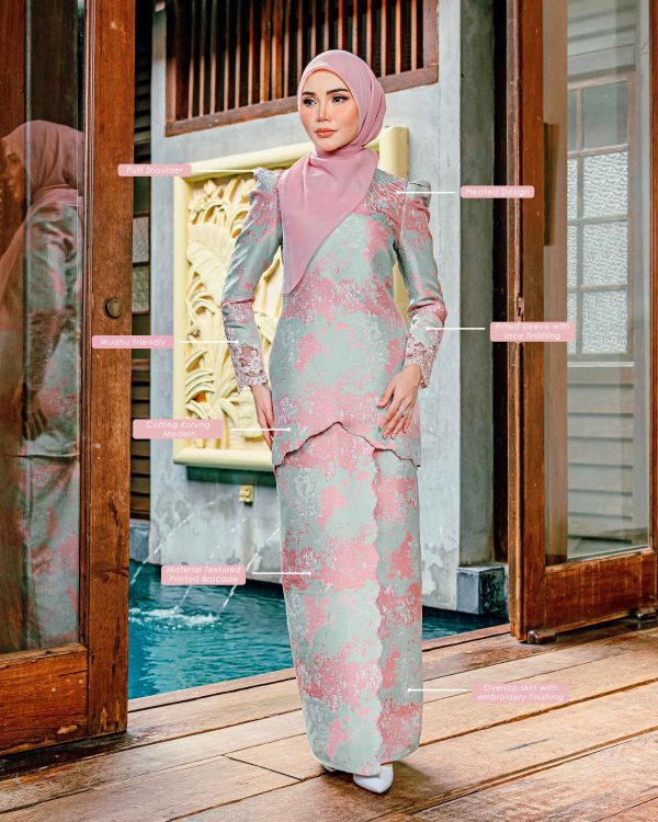 BH30 Kurung Emma (Lilac) - Image 5