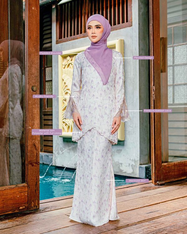 BH17 Kurung Sofea (Lilac) - Image 5