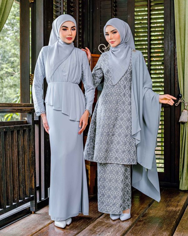 BH25 Sandra Dress (Bright Grey) - Image 3