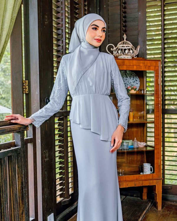 BH25 Sandra Dress (Bright Grey) - Image 4