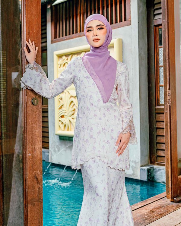 BH17 Kurung Sofea (Lilac) - Image 4