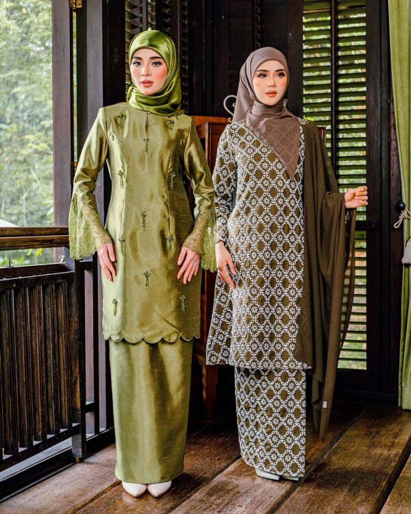 BH14 Kurung Ratna (Olive Green) - Image 3