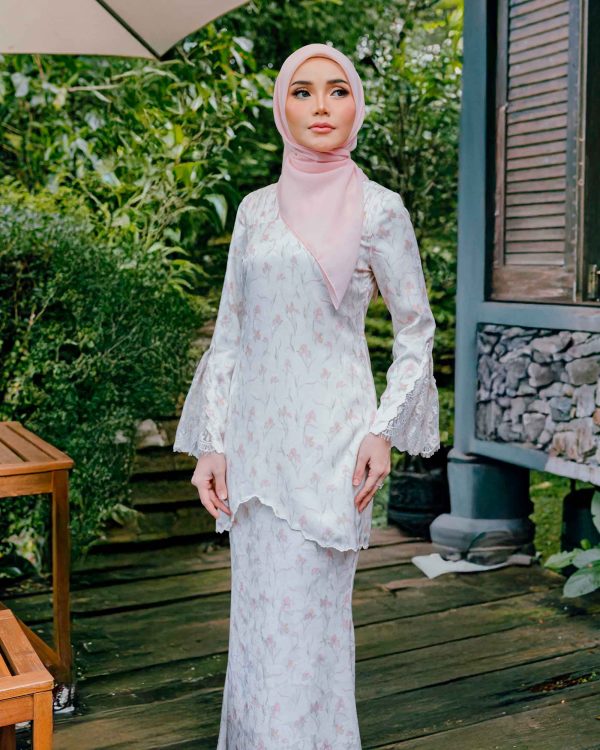 BH19 Kurung Sofea (Peach Pink) - Image 2