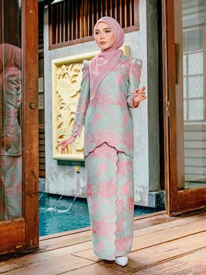 BH04 Kurung Emma (Pastel Pink)