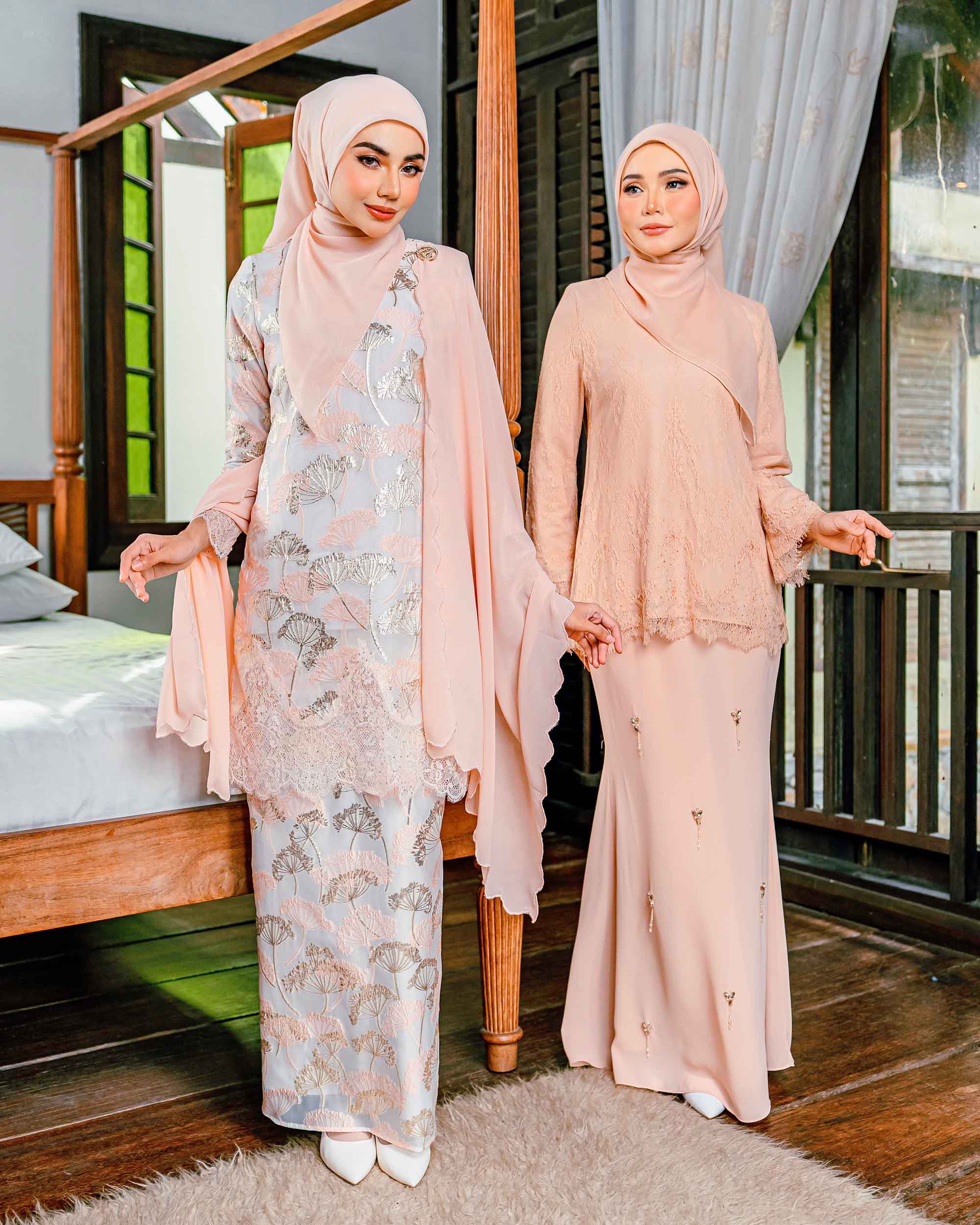 BH02 Kurung Rhea (Light Peach) - Image 3