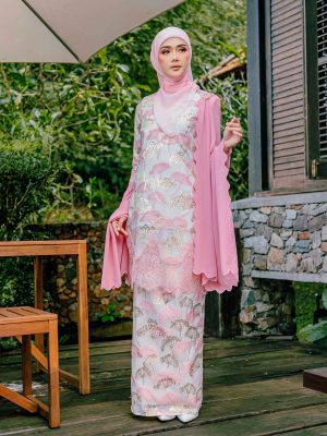 BH03 Kurung Rhea (Light Pink)