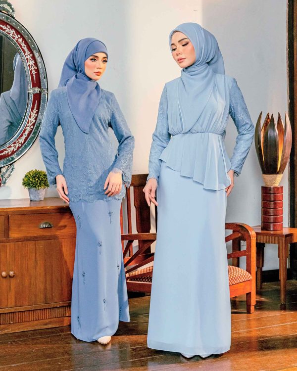 BH23 Kurung Suri ( Ash Blue) - Image 3