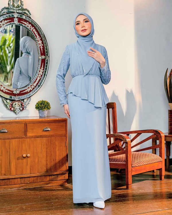 BH26 Sandra Dress (Baby Blue) - Image 2