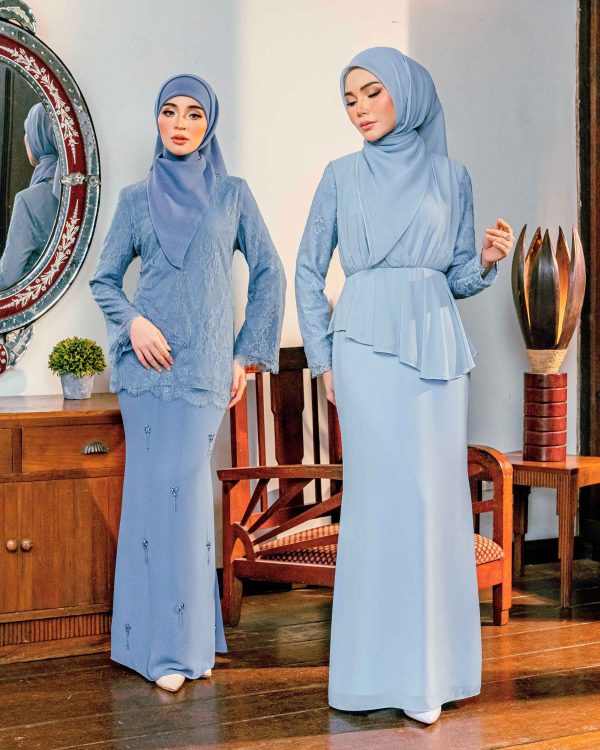 BH26 Sandra Dress (Baby Blue) - Image 3