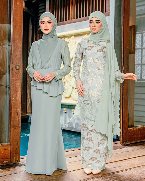 BH28 Sandra Dress (Sage Green) - Image 3