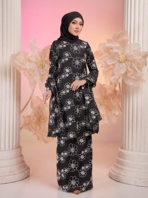 BH01 Kurung Laura ( Black )