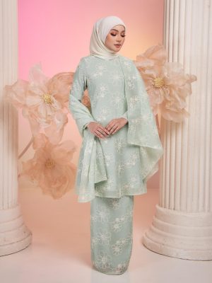 BH04 Kurung Laura ( Mint Green )