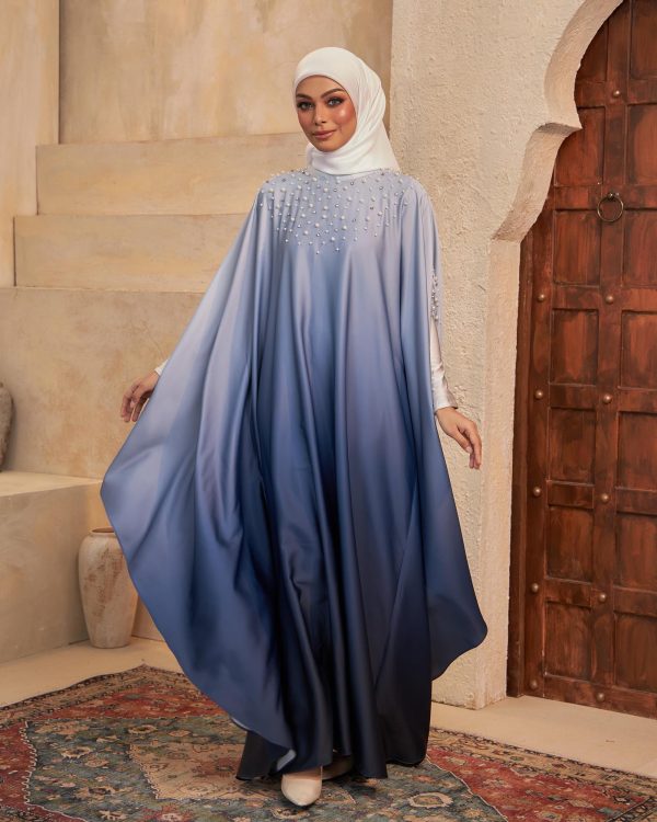 BH07 Eshma Abaya (Ocean Blue)