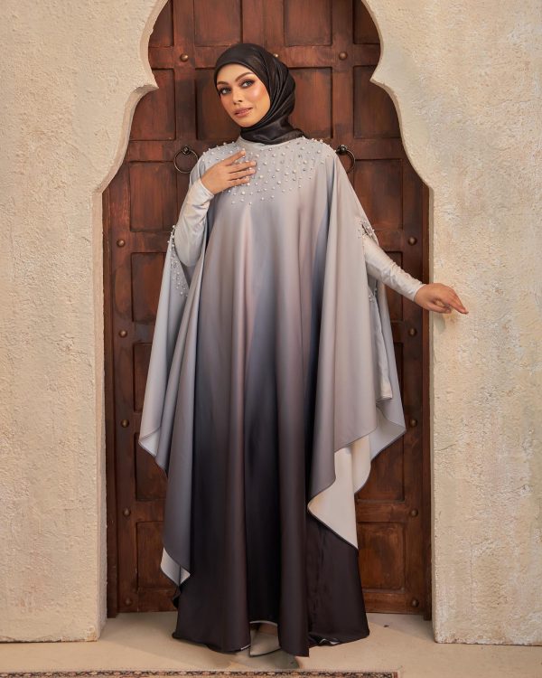 BH06 Eshma Abaya (Blackish Grey) - Image 2
