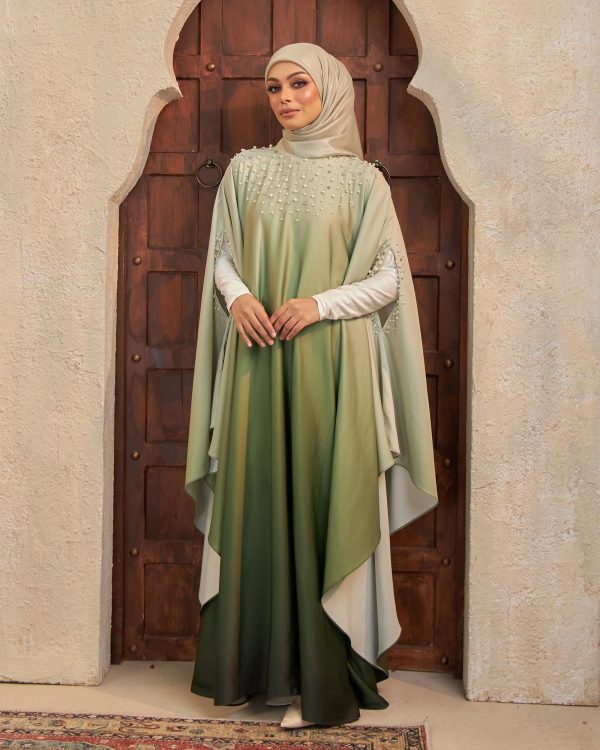 BH10 Eshma Abaya (Olive Green)