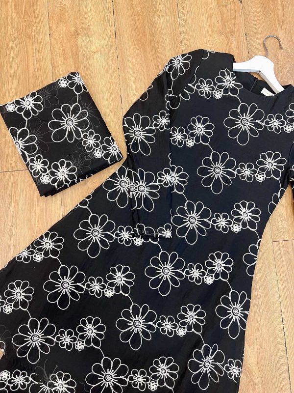 BH01 Kurung Laura ( Black ) - Image 4