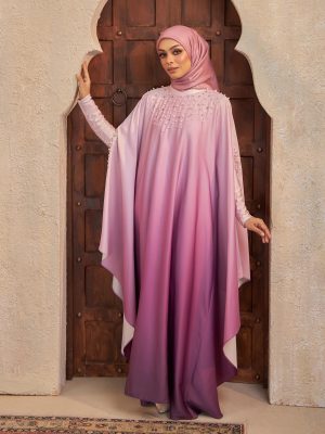 BH08 Eshma Abaya (Heather Mauve)