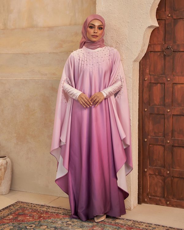 BH08 Eshma Abaya (Heather Mauve) - Image 2
