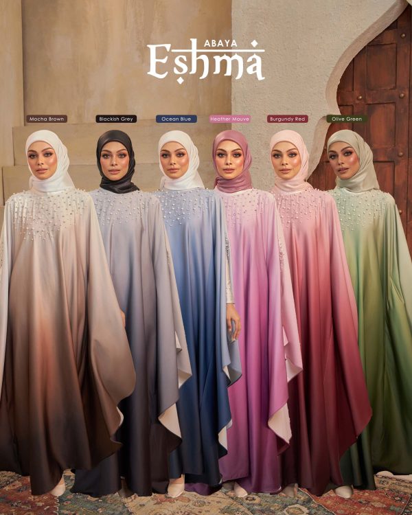 BH06 Eshma Abaya (Blackish Grey) - Image 6