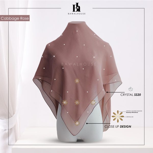 Bawal Rania Luxe BH46 (Cabbage Rose)