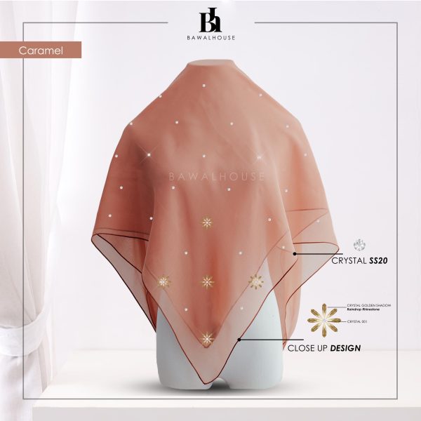 Bawal Rania Luxe BH19 (Caramel)