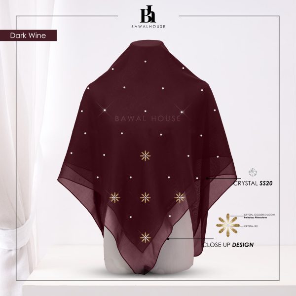 Bawal Rania Luxe BH49 (Dark Wine)